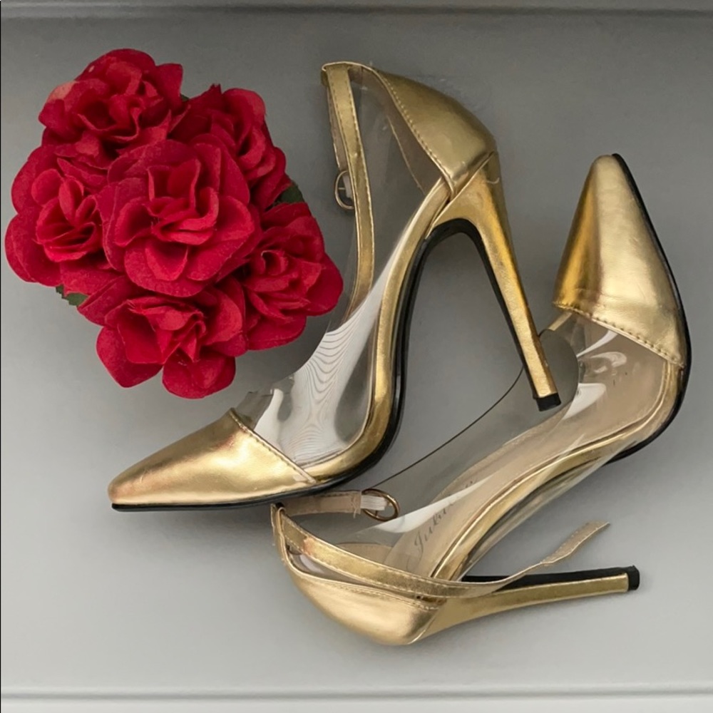 Gold PVC Heel